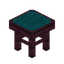 Cyan Crimson Seat