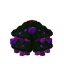 Purple Decorated Christmas Tree Middle