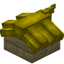 Yellow Longer Top Roof Block (Birch)