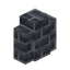 Cracked Blue Brick Wall