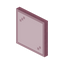 Connecting Pink Stained Glass Pane
