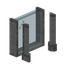 Triple Lancet Window Middlecentre Stone