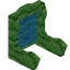 Light Blue Green Bioshroom Fancy Seat Back