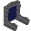Blue White Mangrove Fancy Seat Back