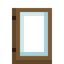 Glass Spruce Door