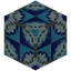 Starry Light Blue Glazed Terracotta