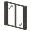 Rectangle Stripped Dead Window