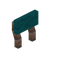 Cyan Holly Raised Seat Back