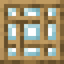 Oak Woven Glass Pane