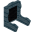 Black Skyris Fancy Seat Back