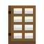 Sliding Spruce Door