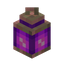 Purple Waxed Exposed Copper Lantern