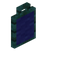 Blue Warped Tall Seat Back