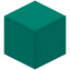 Cyan Glow Plastic Block
