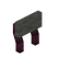 Light Gray Crimson Raised Seat Back