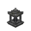 Pagoda Lantern (Black Candle)