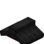 Black Top Flat Roof (Framed)