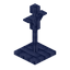 Blue Enchanted Fancy Armor Stand