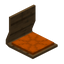 Orange Floor Chair (Spruce)