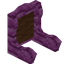 Brown Pink Bioshroom Fancy Seat Back