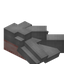Light Gray Longer Roof Slab (Cherry)