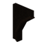 Large Thin Arch Flatside Dark Oak