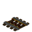 Framed Fancy Powered Rail