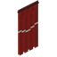 Tall Red Curtains