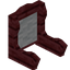 White Netherwood Fancy Seat Back