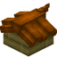 Orange Longer Top Roof Block (Bamboo)