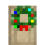 Pine Door with Multi Lit Wreath