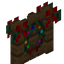 Spruce Fence Gate with Multi Lit Wreath