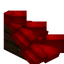 Red Longer Roof (Dark Oak)
