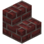 Cracked Scarlet Brick Stairs