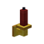 Red Golden Wall Candle