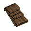 Roof Straight 45 Copper