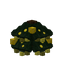 Yellow Decorated Christmas Tree Middle