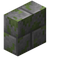 Vertical Mossy Stone Brick Slab