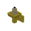 Golden Wall Candle Holder