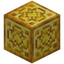 Engraved Raw Gold Block