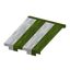 Green Striped Awning