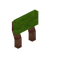 Lime Eucalyptus Raised Seat Back