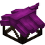 Magenta Longer Top Roof Block (Framed)