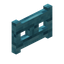 Blue Bioshroom Fence Gate