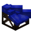 Blue Longer Flat Roof Block (Framed)