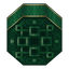 Green Brass Wrapped Locometal Boiler