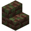 Mossy Dacite Brick Stairs