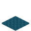 Ribbled Light Blue Carpet