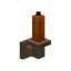 Exposed Orange Copper Wall Candle
