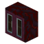 Crimson Glass Kitchen Cabinet
